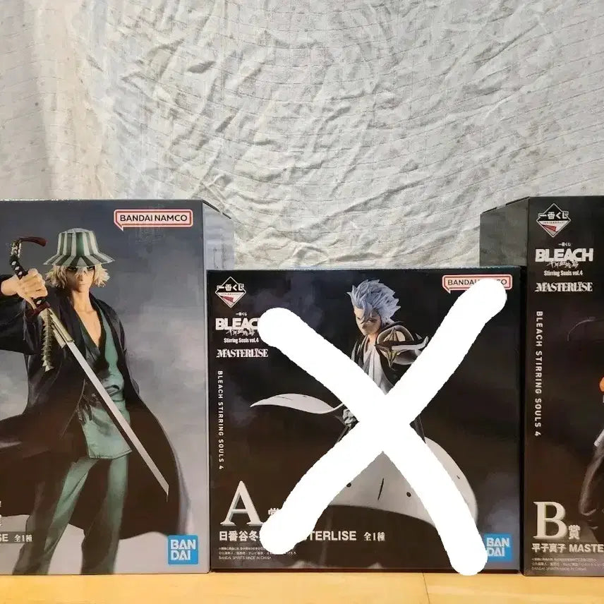 [BUNJANG] Bleach Stirring Souls Masterise Figure Set (Ichimaru Gin, Aizen Sousuke) / 미개봉(택포31) 블리치 라원+B상 우라하라 신지