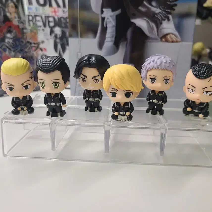 [BUNJANG] Tokyo Revengers Doman Formation Chibi Gacha Full Set Mikey, Baji, Kazutora / 도쿄 리벤져스 도리벤 도만 결성 치비 가챠 풀세트 마이키 바지 카즈토라