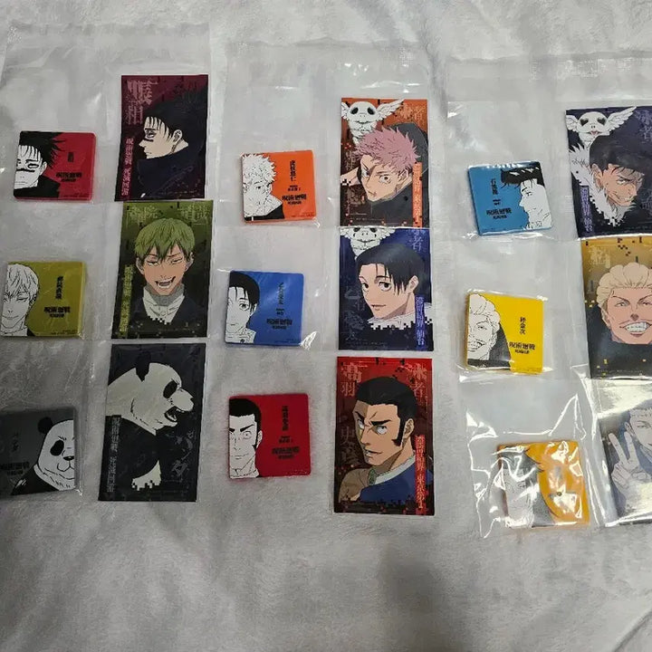 [BUNJANG] Jujutsu Kaisen Cursed Play Magnet Sticker Bundle Set / (일괄)주술회전 사멸회유 마그넷 스티커 9종