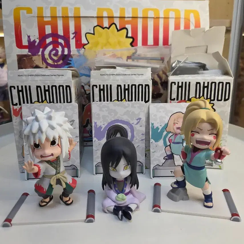 [BUNJANG] Pop Mart Naruto Childhood Legends Set (Jiraiya, Orochimaru, Tsunade) / 나루토 팝마트 어린시절 유년기- 지라이야, 오로치마루, 츠나데 세트