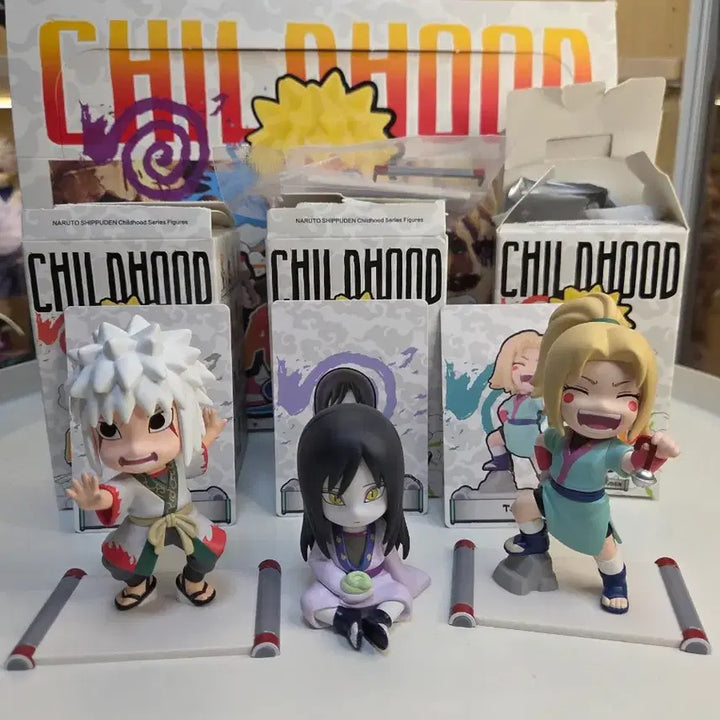 [BUNJANG] Pop Mart Naruto Childhood Legends Set (Jiraiya, Orochimaru, Tsunade) / 나루토 팝마트 어린시절 유년기- 지라이야, 오로치마루, 츠나데 세트