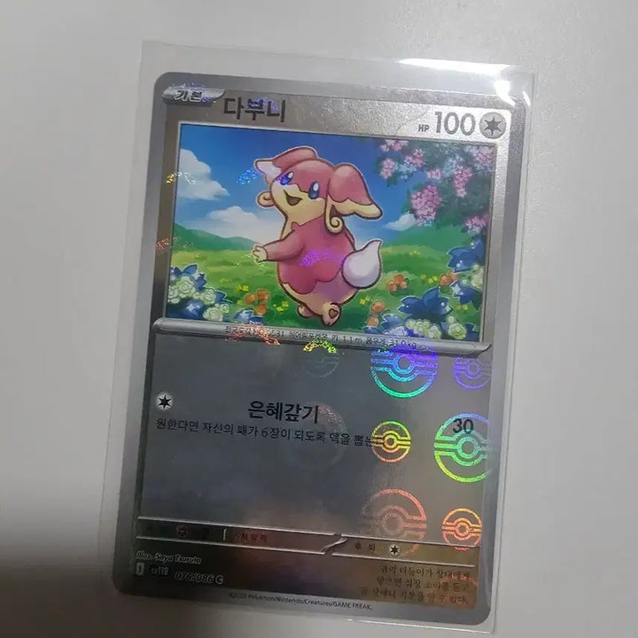 [BUNJANG] Pokemon Card Dabuni / 포켓몬카드 다부니
