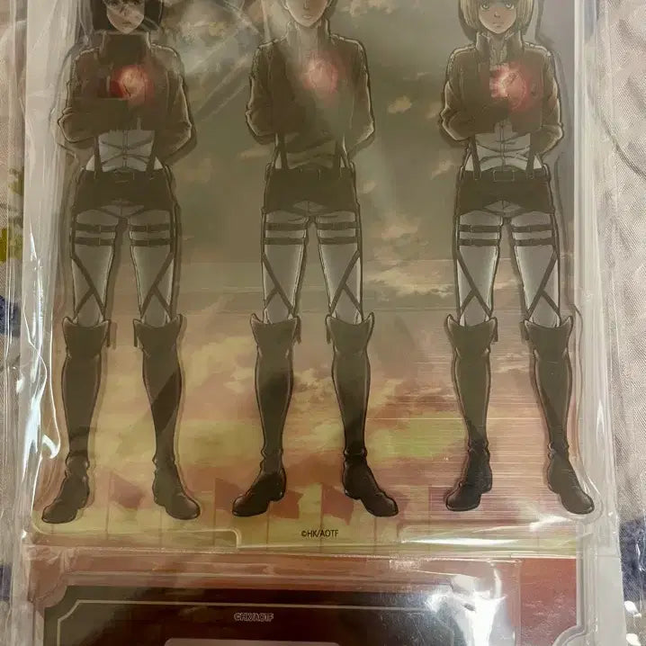 [BUNJANG] Attack on Titan Eren, Mikasa, Armin Acrylic Standee / [진격의거인] 아크릴 스탠드 ~심장을 바쳐라~ 에렌 미카사 아르민