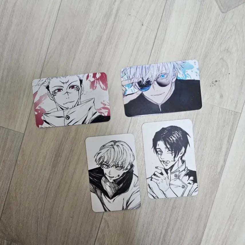 [BUNJANG] Jujutsu Kaisen Card Set (4 Types) / 주술회전 카드 4종 세트