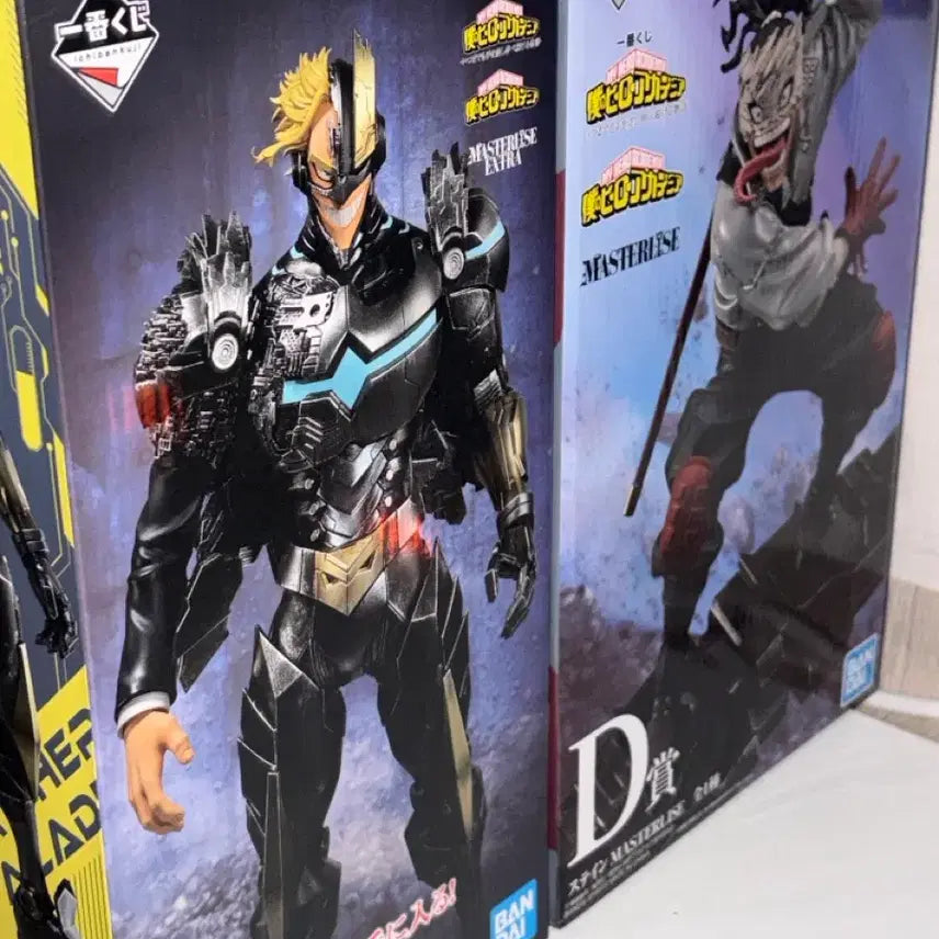 [BUNJANG] My Hero Academia Ichiban Kuji Armored All Might &amp; Stain Figure Bundle / (택포 19)나히아 제일복권 아머드 올마이트 라원,스테인 피규어 일괄판매