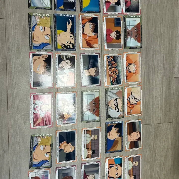 [BUNJANG] Haikyuu!! Snap Maid Trading Cards Bundle Set / 하이큐 스냅 마이드 파샤 카드 30장 일괄 판매 히나타 카게야마 츠키시마