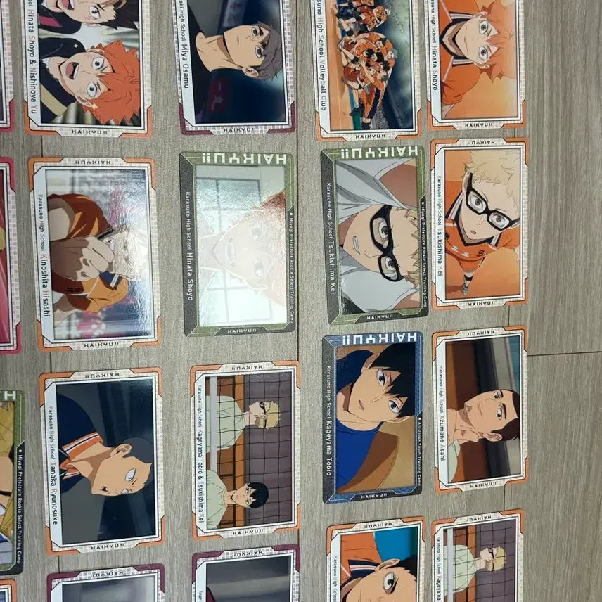 [BUNJANG] Haikyuu!! Snap Maid Trading Cards Bundle Set / 하이큐 스냅 마이드 파샤 카드 30장 일괄 판매 히나타 카게야마 츠키시마