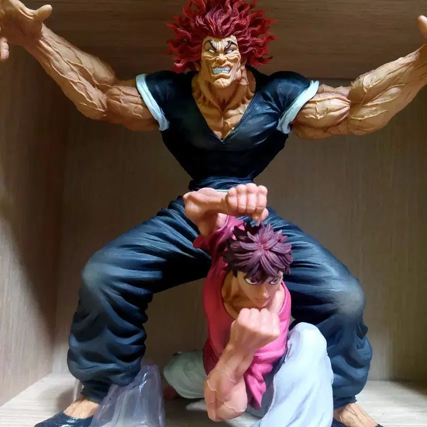 [BUNJANG] Ichiban Kuji Baki Hanma Yujiro &amp; Baki A/B Prize Figure Bundle Set / 한마바키 제일복권 한마 유지로, 한마 바키 a,b상 피규어 일괄