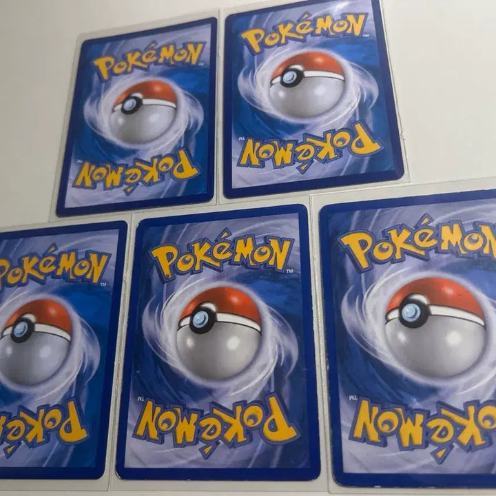 [BUNJANG] Pokemon Pikachu 5-Type Set / 포켓몬 카드 피카츄 5종 세트