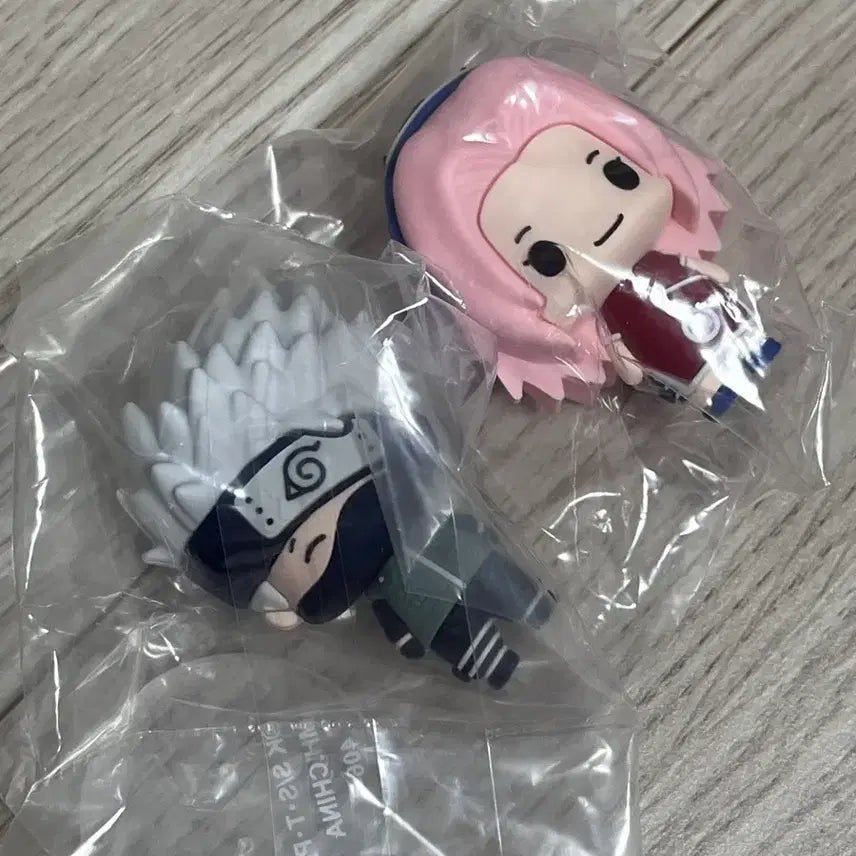 [BUNJANG] Naruto Chocoring Kakashi &amp; Sakura Bundle Set / 나루토 초코링 쵸코린 카카시 사쿠라 일괄