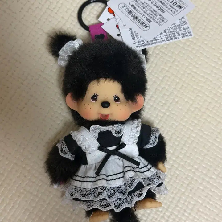 [BUNJANG] Monchhichi Maid Doll - Girl Version / 홍콩 몬치치 메이드 여아