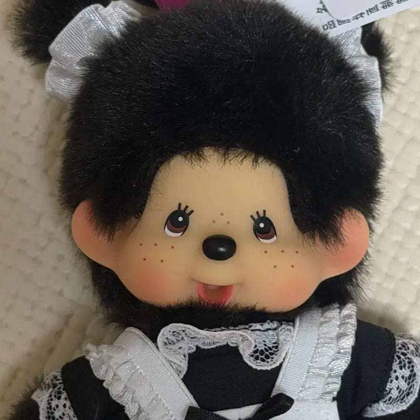 [BUNJANG] Monchhichi Maid Doll - Girl Version / 홍콩 몬치치 메이드 여아