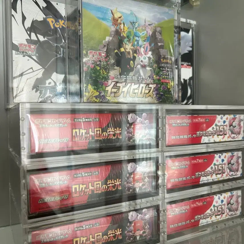 [BUNJANG] Pokemon Expansion Pack Acrylic Display Box (Japanese Edition) / 일판 포켓몬확장팩 아크릴박스