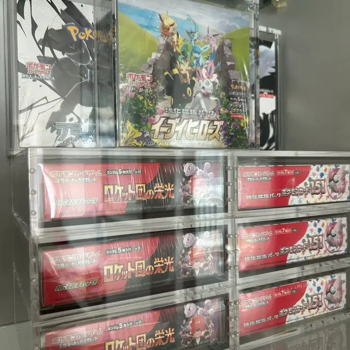 [BUNJANG] Pokemon Expansion Pack Acrylic Display Box (Japanese Edition) / 일판 포켓몬확장팩 아크릴박스