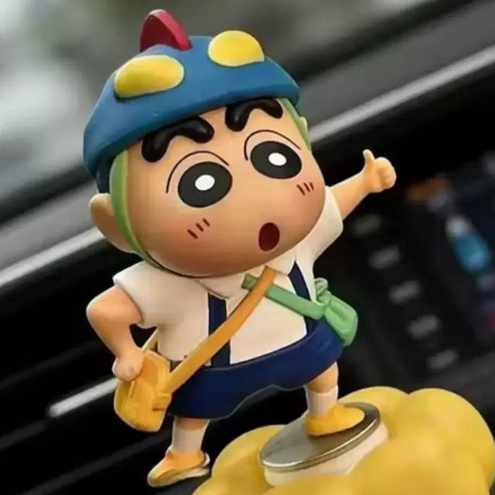 [BUNJANG] Crayon Shin-chan &amp; Shiroiinu White Dog Figure Set / [새상품] 짱구 흰둥이 피규어 세트