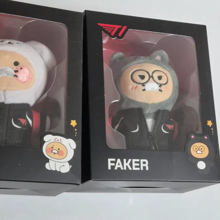 [BUNJANG] T1 Faker &amp; Keria Chunsiki Doll Photocard Bundle / T1 티원 춘식이 인형 포카 케리아 keria + 페이커 faker 판매