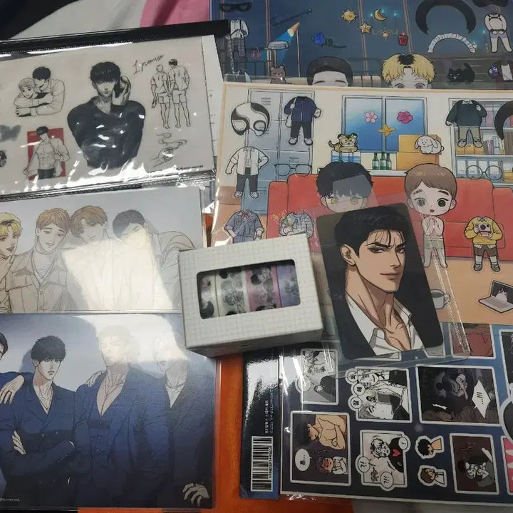 [BUNJANG] Mingwa Popup BJ Alex Jinx Black Cat Power Photocard Sticker washi tape Goods Set / 밍과 팝업 BJ알렉스 징크스 흑묘력 포토카드 스티커 마테 굿즈