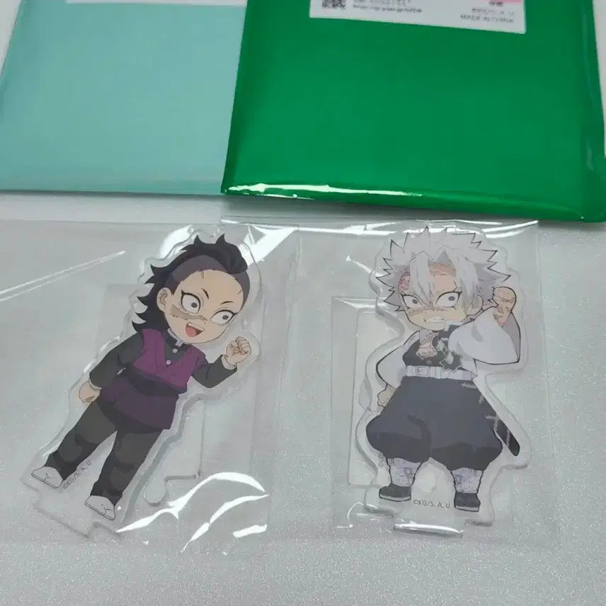 [BUNJANG] Demon Slayer Sanemi &amp; Genya Connecting Acrylic Stand Set / 귀멸의칼날 연결 아크릴 사네미 겐야 일괄