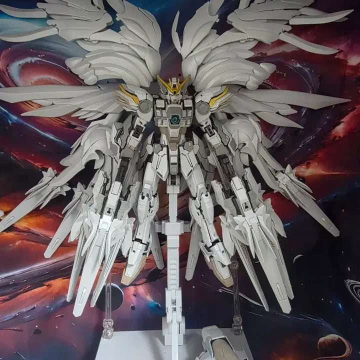[BUNJANG] Daban MG 8827 Wing Snow White Prelude Alloy Frame Version Assembled / 다반 MG 8827 윙 스노우 화이트 프렐류드 합금프레임 버전 가조립 팝