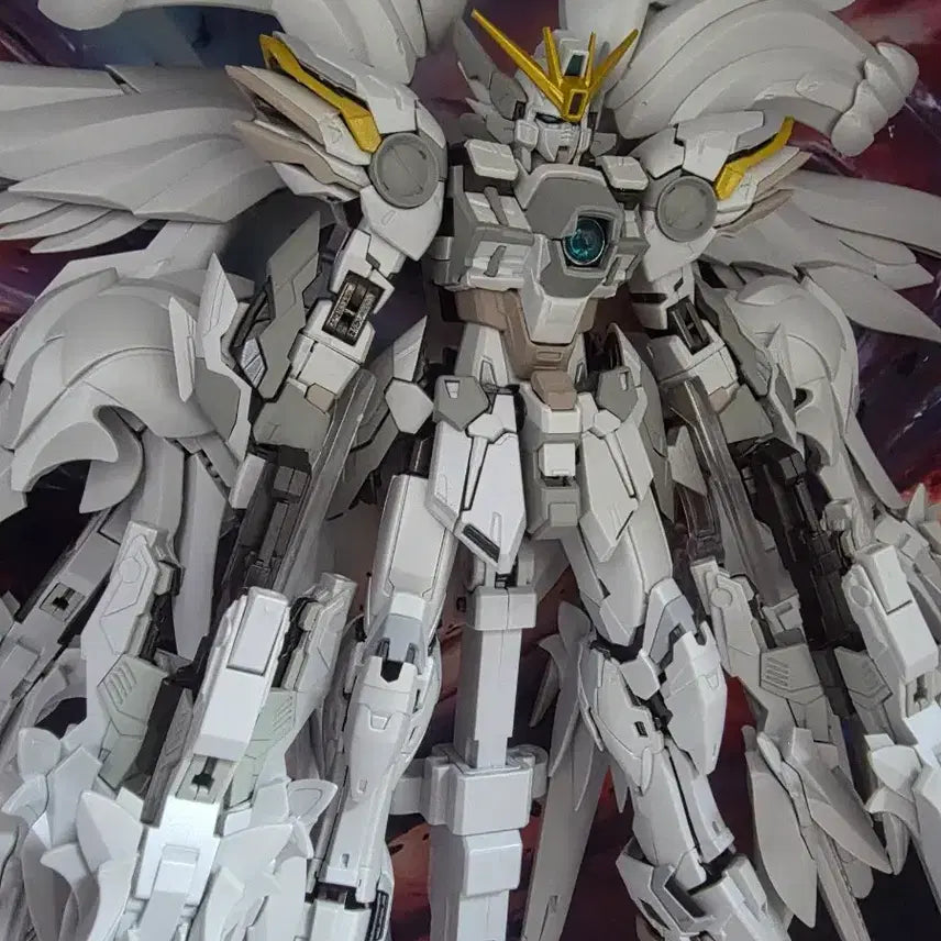 [BUNJANG] Daban MG 8827 Wing Snow White Prelude Alloy Frame Version Assembled / 다반 MG 8827 윙 스노우 화이트 프렐류드 합금프레임 버전 가조립 팝