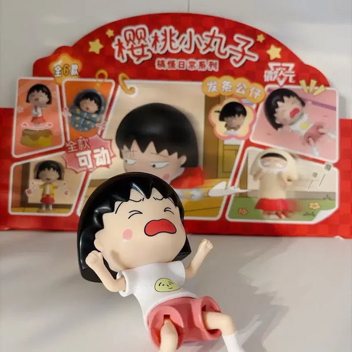 [BUNJANG] Chibi Maruko-chan Wind-up Figure Set (5 Types) / 마루코는 아홉살 태엽 피규어 5종