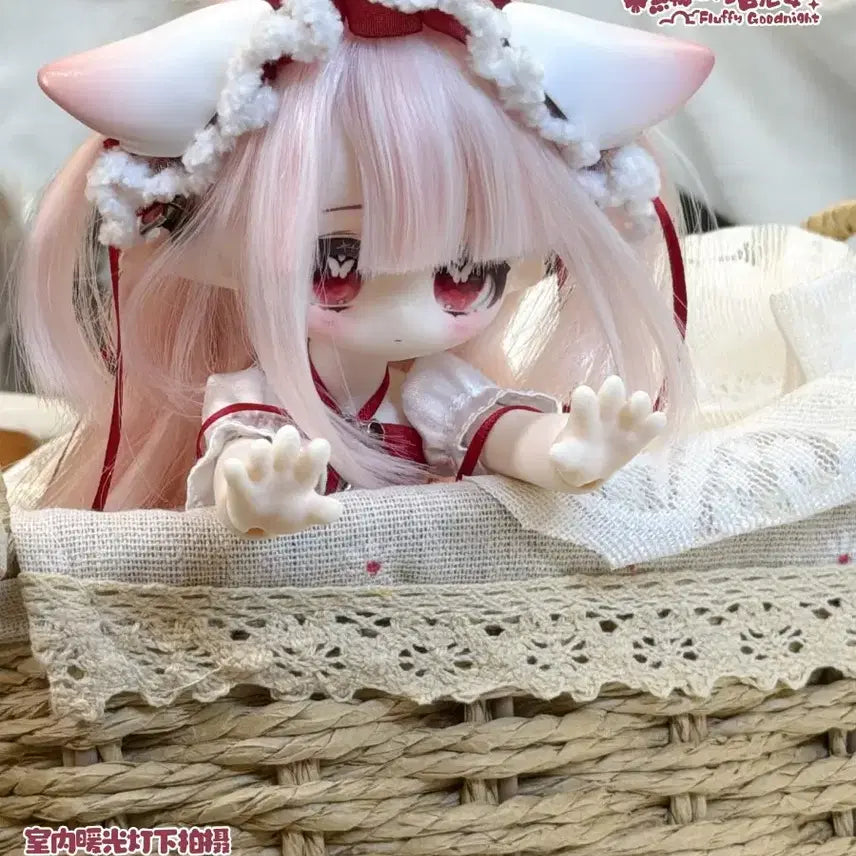 [BUNJANG] Meki Good Night Fluffy Blind Doll Ball-Jointed Doll / meki 굿나잇 플러피 블라인드 돌 구체관절인형 랜덤구관