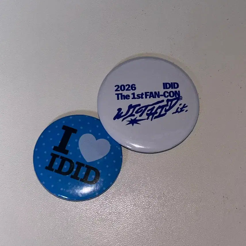 [BUNJANG] IDOLCON Fan Meeting Badge / 아이딧 팬콘 벳지 팬벳지