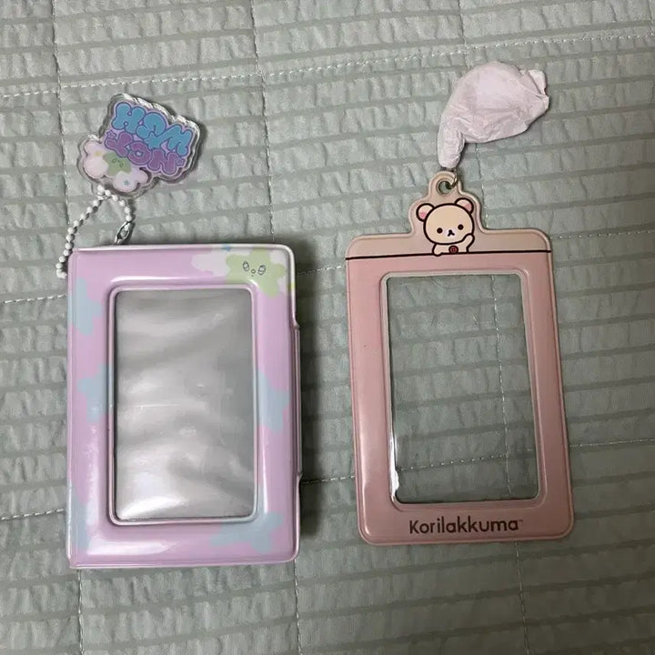 [BUNJANG] NCT WISH Wichyu Photocard Holder &amp; Rilakkuma Photocard Holder Set / 엔시티위시 위츄 콜북 &amp; 리락쿠마 포카홀더