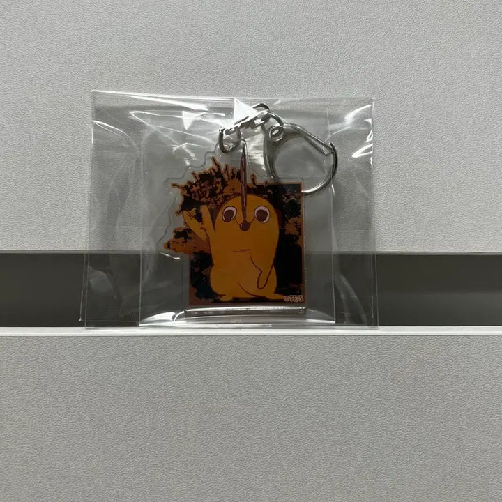 [BUNJANG] Chainsaw Man Pochita Original Art Acrylic Keyring / 체인소맨 (포치타) 원화 아크릴 키링 굿즈