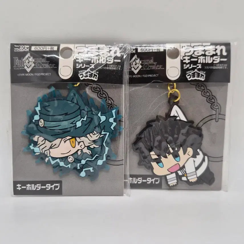 [BUNJANG] Fate/Grand Order Edmond Dantes &amp; Gudao Tsumamare Strap Set / 페이트 그랜드 오더 암굴왕(에드몽)&amp;구다오 쯔마마레 스트랩