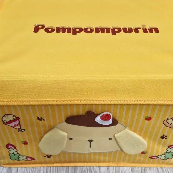 [BUNJANG] Sanrio Pompompurin Abeil Storage Box / 산리오 폼폼푸린 아베일 수납함 폴딩박스