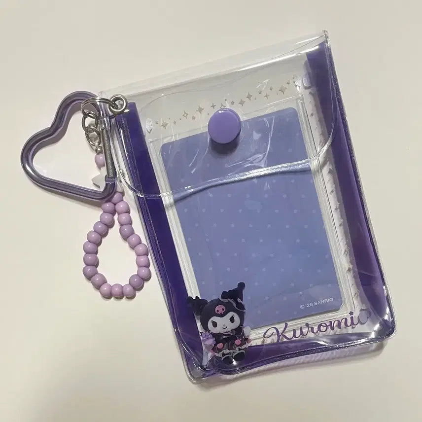[BUNJANG] Sanrio Kuromi PVC Pouch / Photocard Holder / 산리오 쿠로미 pvc 파우치 / 포카홀더