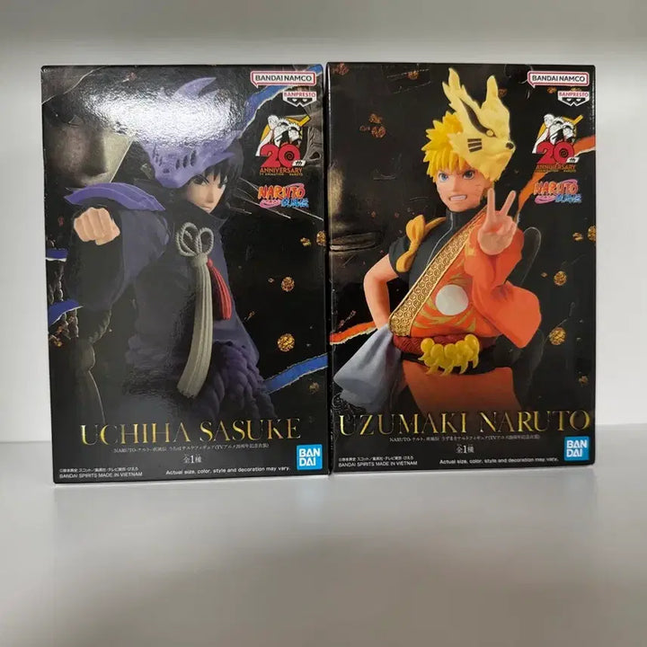 [BUNJANG] Naruto Sasuke 20th Anniversary Figure (Sealed) / 미개봉)나루토 사스케 20주년 피규어