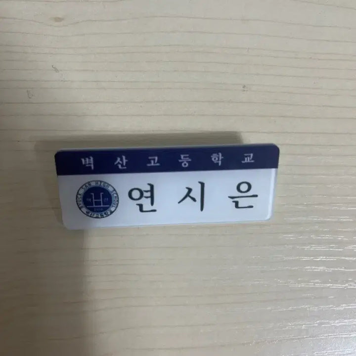 [BUNJANG] Weak Hero Yeon Si-eun Name Tag / 약한 영웅 연시은 명찰
