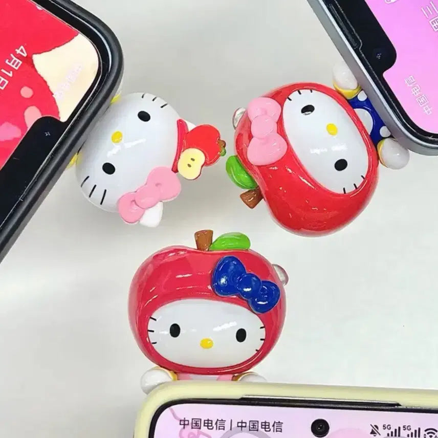 [BUNJANG] Hello Kitty Apple Series Figurine / [헬로키티] 헬로키티 사과 히퍼 개별가