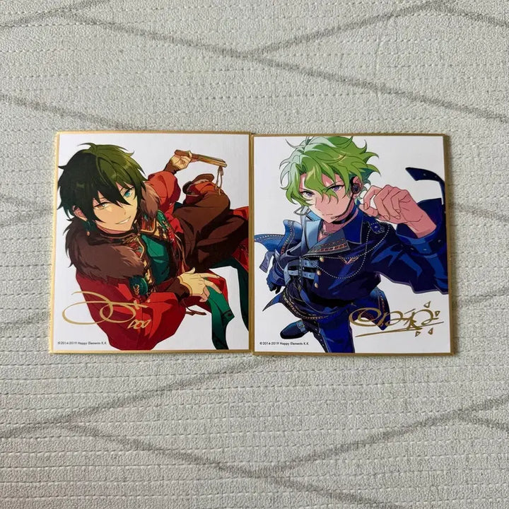 [BUNJANG] Ensemble Stars! Mika Kagehira &amp; Hiroyori Natsume Shikishi Art Board / 앙상블스타즈 앙스타 미카 히요리 색지