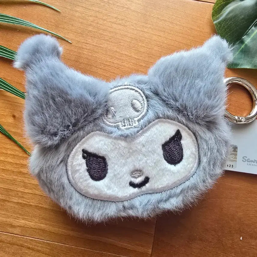 [BUNJANG] Kuromi Monotone Pouch Keyring / (새상품) 쿠로미 모노톤 파우치 키링