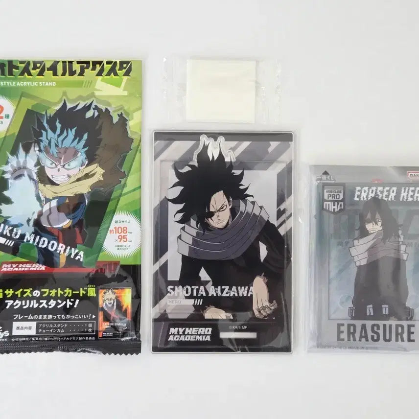 [BUNJANG] My Hero Academia Aizawa Acrylic Stand Set / (일괄판매) 나히아 아이자와 아크릴 스탠드 2종