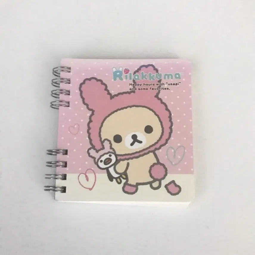 [BUNJANG] Korilakkuma Mini Spring Notebook / 코리락쿠마 미니 스프링 노트 공책 고전문구