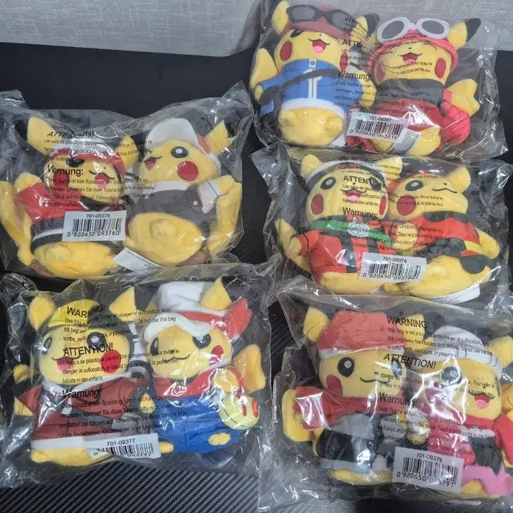 [BUNJANG] Pokemon 25th Anniversary Fair Pikachu Plush 5-Type Bundle Set / 25주년 페어 피카츄 인형 5종 일괄