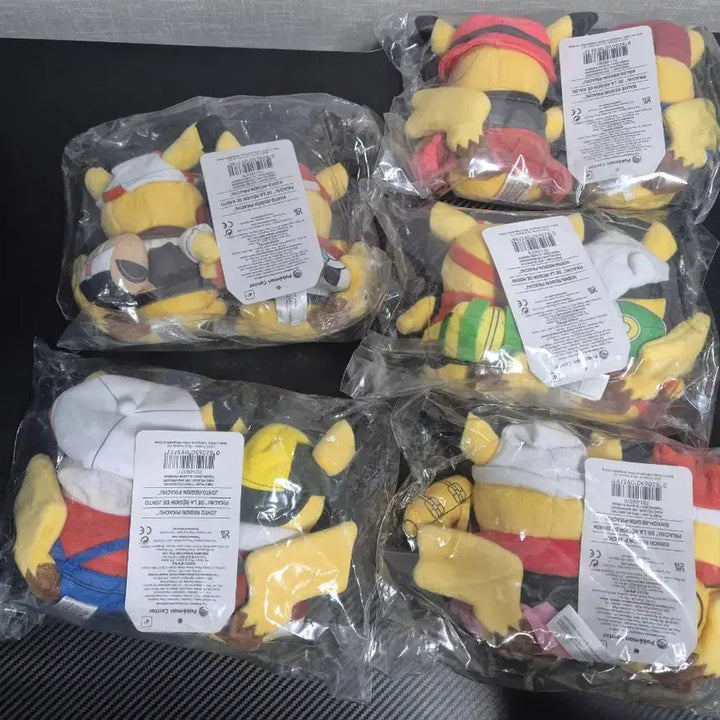 [BUNJANG] Pokemon 25th Anniversary Fair Pikachu Plush 5-Type Bundle Set / 25주년 페어 피카츄 인형 5종 일괄