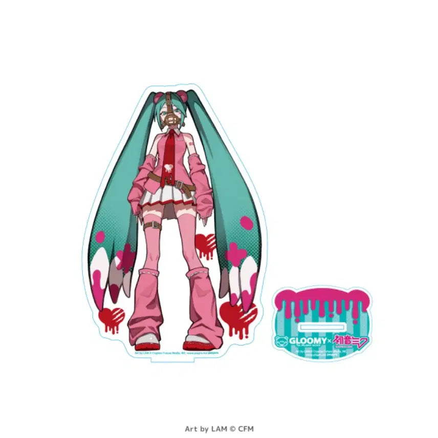 [BUNJANG] Vocaloid Hatsune Miku x Gloomy Bear Collaboration Acrylic Stand / 글루미베어 보컬로이드 하츠네 미쿠 콜라보 아크릴스탠드