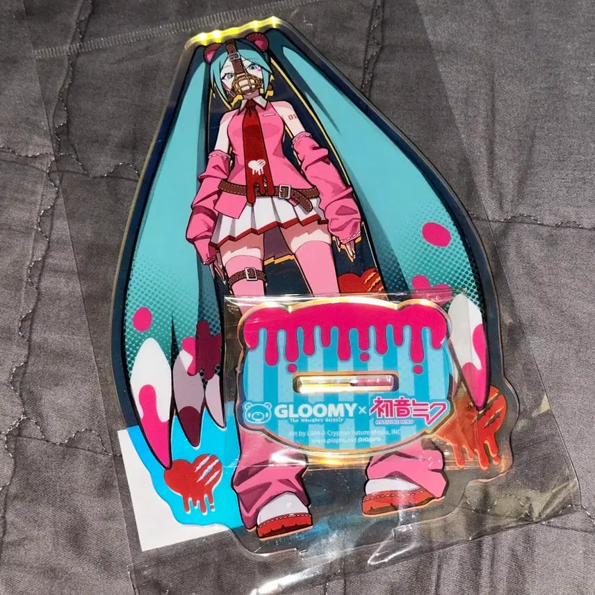 [BUNJANG] Vocaloid Hatsune Miku x Gloomy Bear Collaboration Acrylic Stand / 글루미베어 보컬로이드 하츠네 미쿠 콜라보 아크릴스탠드