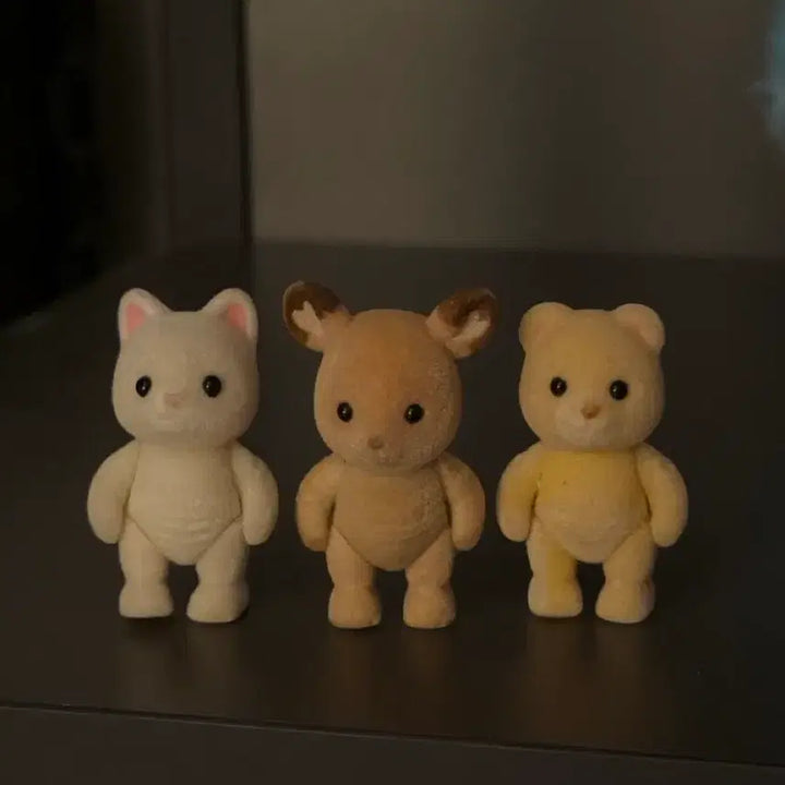 [BUNJANG] Sylvanian Families Old Silk Cat Deer Bear Bundle Set / 실바니안 올드 실크캣 사슴 곰
