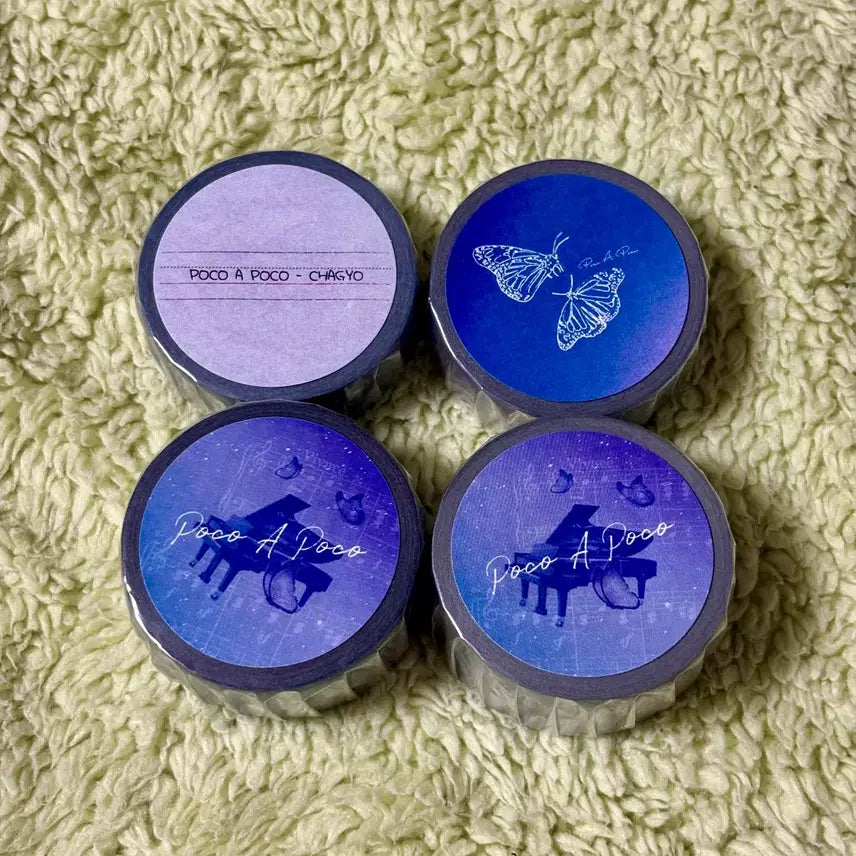 [BUNJANG] Poco A Poco Matte Masking Tape Set 1st Batch BL Non-Official Goods Sticker / 포코아포코 마테 마스킹 테이프 1차BL 비공굿 스티커