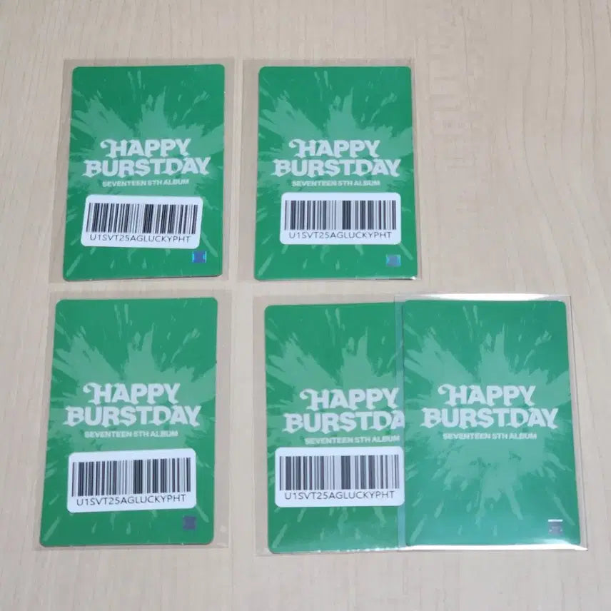 [BUNJANG] SEVENTEEN HAPPY BURSTDAY Weverse Lucky Draw Photocard Set / 세븐틴 HAPPY BURSTDAY 위버스 럭드 포카