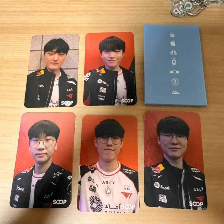 [BUNJANG] T1 Scoop Photocard Set (5 Types) / T1 scoop 포토카드 5종 세트