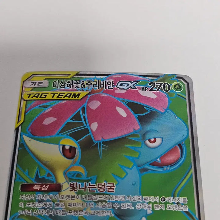 [BUNJANG] Venusaur &amp; Sunflora GX SR Pokemon Card / [포켓몬카드] 이상해꽃&amp;주리비얀 GX SR