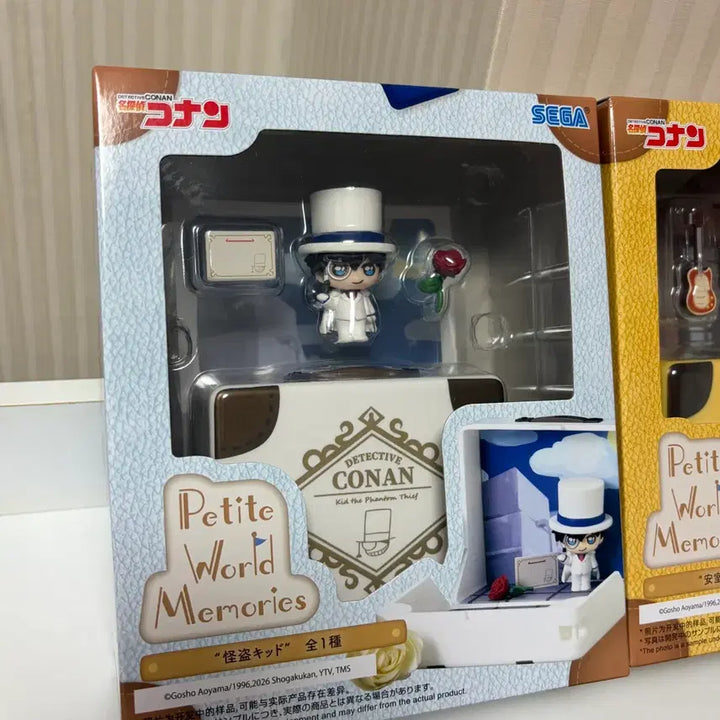 [BUNJANG] Detective Conan Petit World Memories Kaito Kid &amp; Tooru Amuro Set (Sealed) / (미개봉) 세트 괴도키드+ 아무로 토오루 명탐정코난 쁘띠월드 피규어 세가