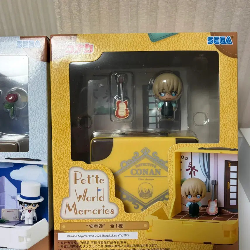 [BUNJANG] Detective Conan Petit World Memories Kaito Kid &amp; Tooru Amuro Set (Sealed) / (미개봉) 세트 괴도키드+ 아무로 토오루 명탐정코난 쁘띠월드 피규어 세가